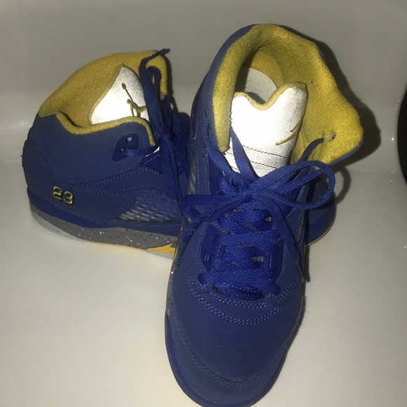 Boys Laney size 3 Y blue/yellow - Picture 4 of 9